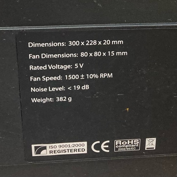 Notebook Cooler Ultralight Quiet StarTech.com NBCOOLERLE - Picture 6 of 11